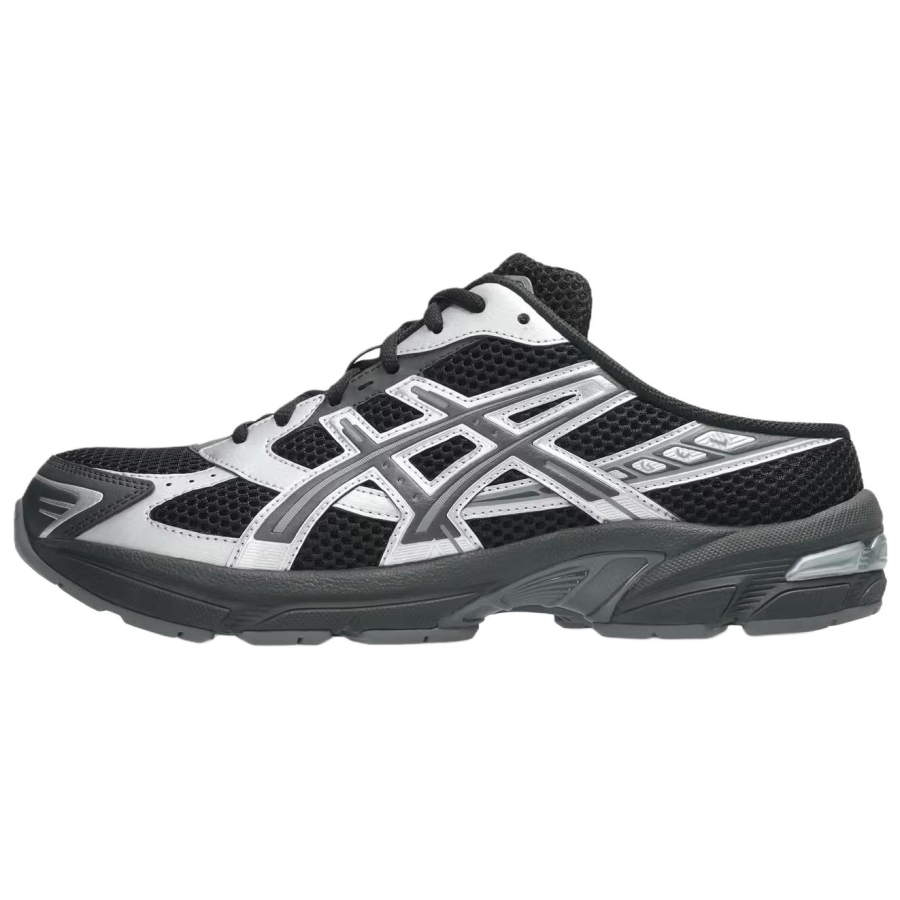 ASICS Gel 1130 Slip Resistant Closed Toe Slippers Unisex Black Silver