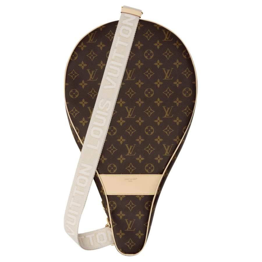 LOUIS VUITTON Coated Canvas Gym Bag Unisex Brown