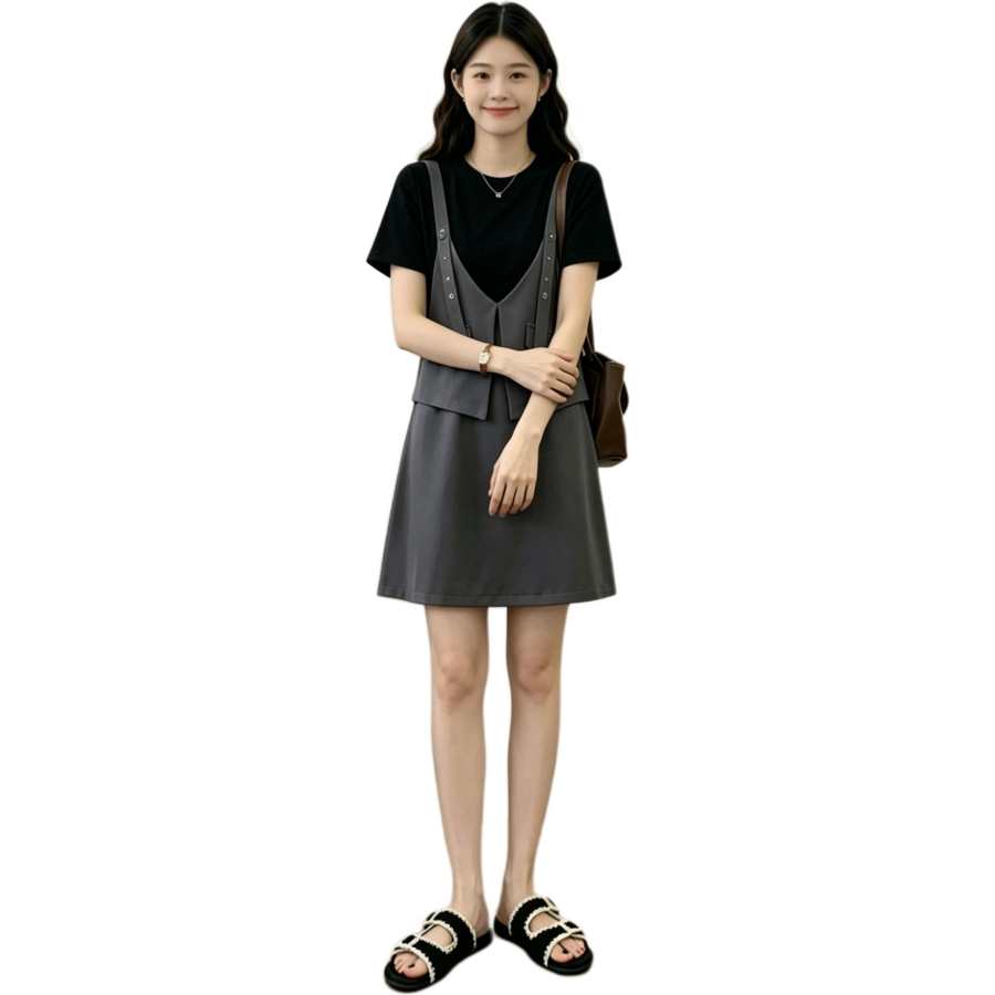 VENICEW Short Sleeved Dress Women's