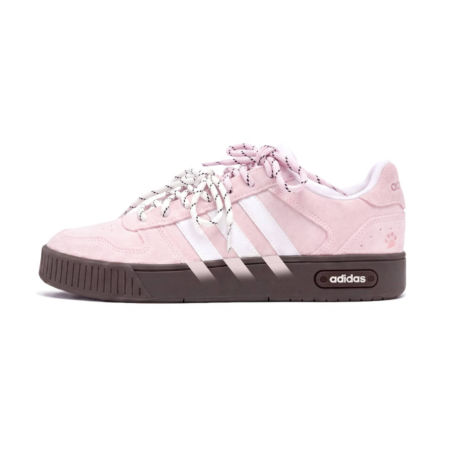 Adidas Adidas D PAD Classic Slip Resistant Cushioning Abrasion Resistant Low top Skateboard Shoes Unisex Pink