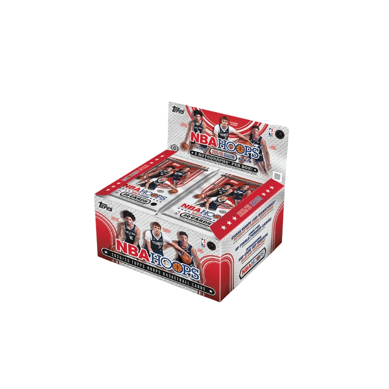 Topps 2025/26 Basketball NBA Hoops Star Cards Collectible Card Jumbo Sports Cards Whole Box