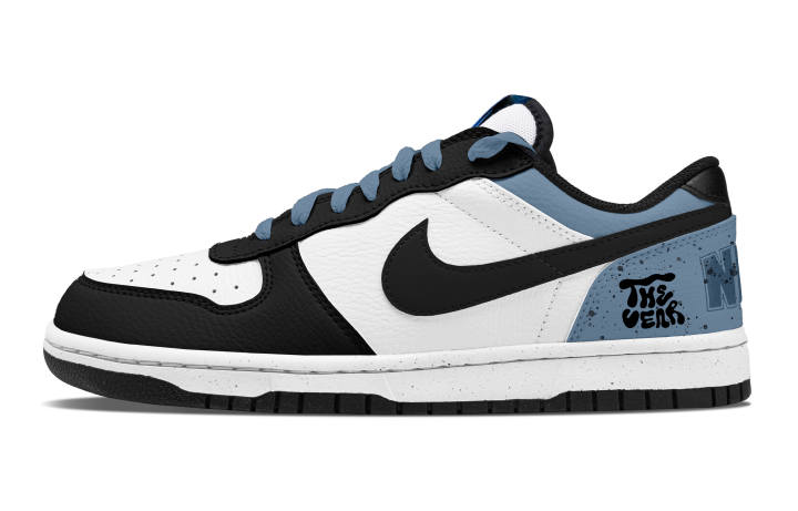 Nike Nike Big Street Blues Low top Skateboard Shoes Men's Blue Black