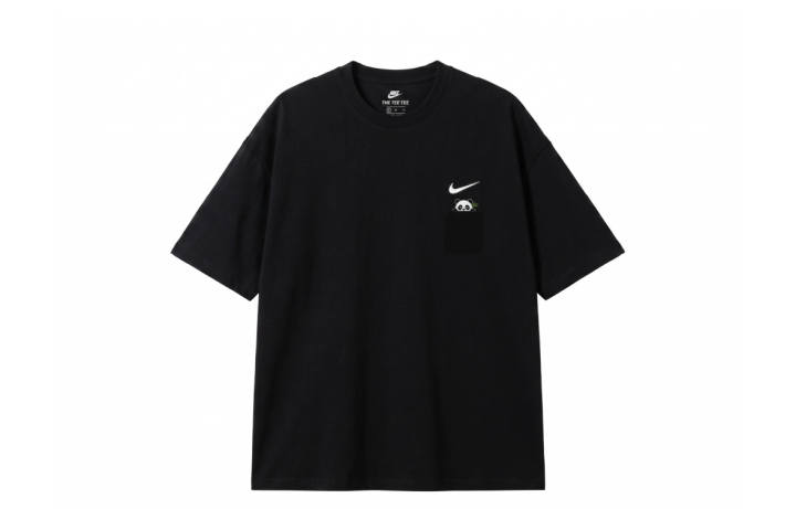 Nike Nike Sportswear T Shirts Men's Black Crew Neck Moderate