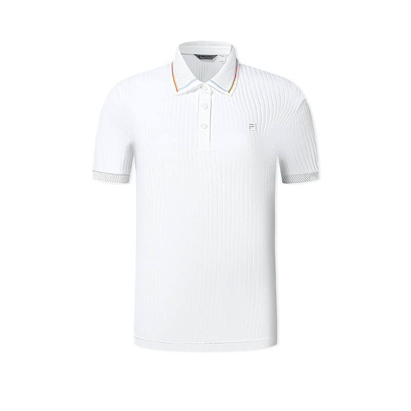 FILA Golf Polo Shirts Women's Jade White Polo Collar Moderate Other