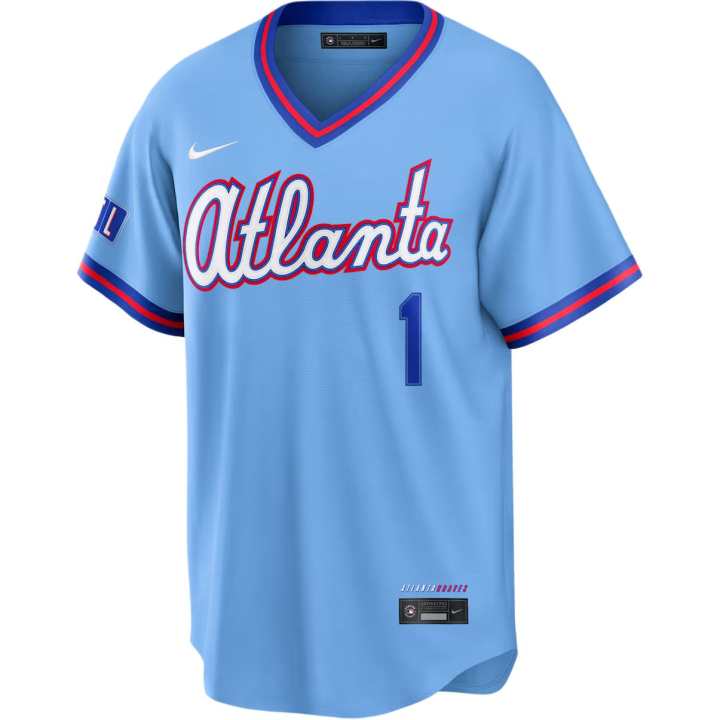 Nike Nike Ozzie Albies Atlanta Braves City Connect Men's Nike Mlb Stadium Jersey