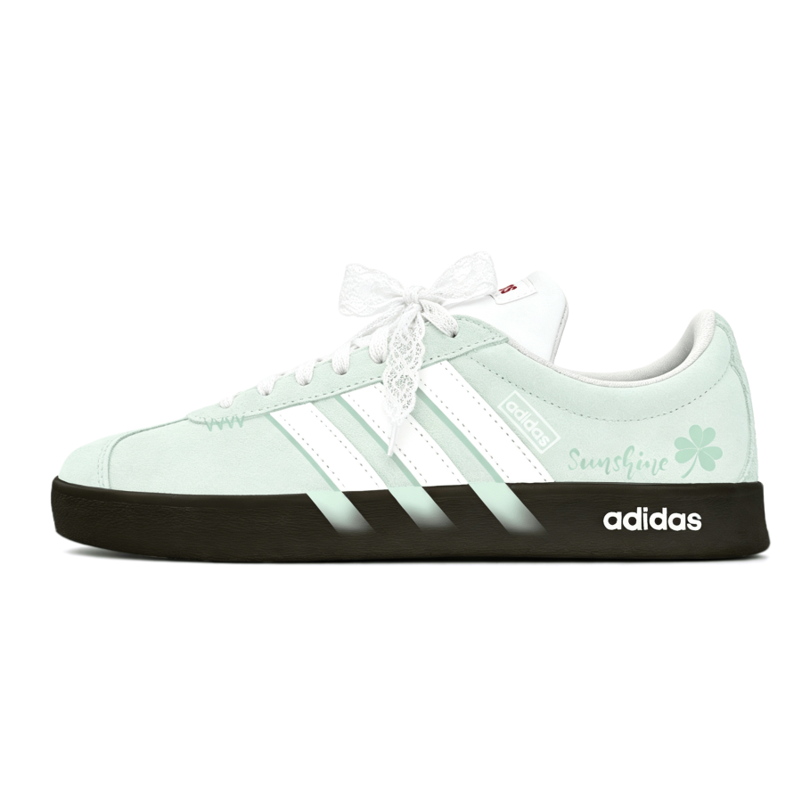 Adidas Adidas VL COURT 2.0 Low top Skateboard Shoes Unisex Green White