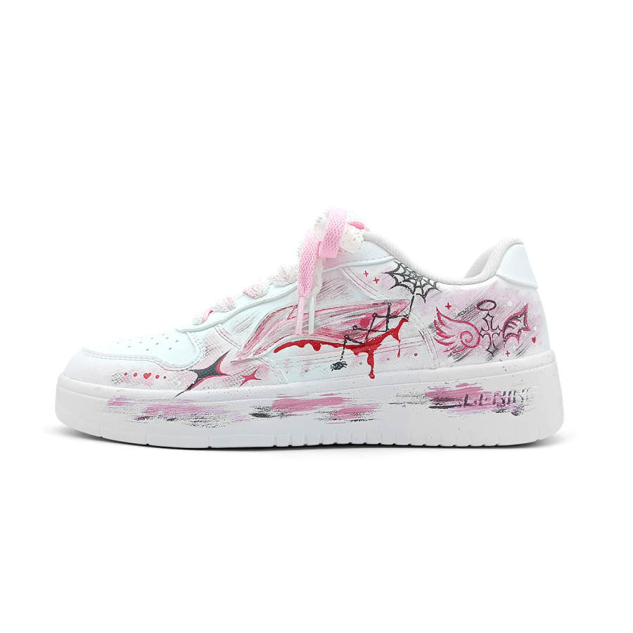 Li-Ning Li Ning Low top Skateboard Shoes Unisex Pink