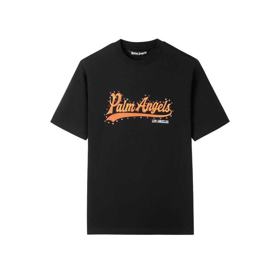PALM ANGELS T Shirts Unisex Crew Neck Moderate Heavyweight