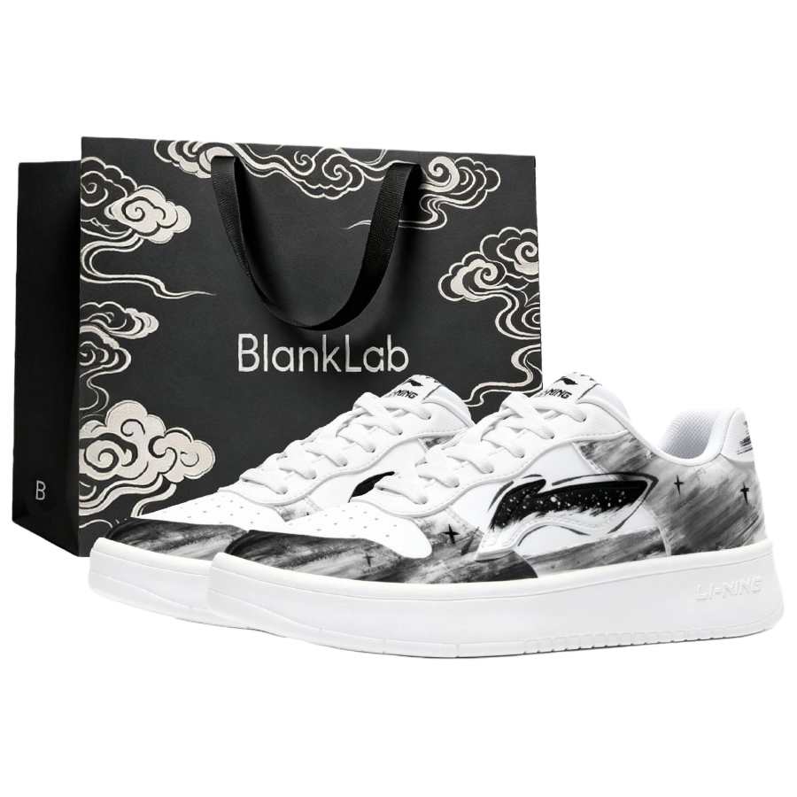 Li-Ning Li Ning Floating Boat Abrasion Resistant Lightweight Breathable Low top Skateboard Shoes Men's