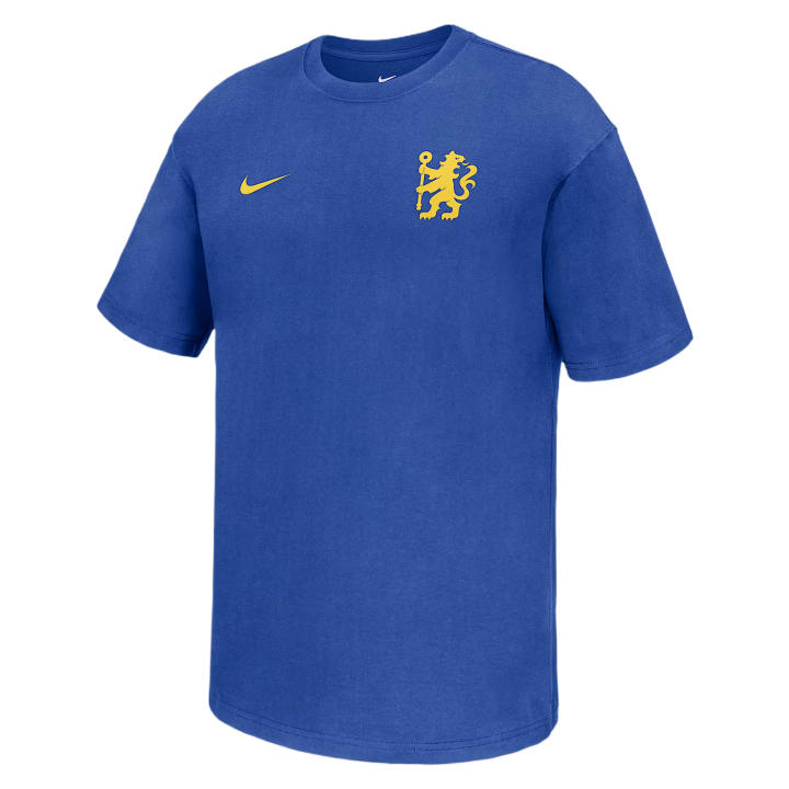 Nike Nike Air Max 90 T Shirts Men's Royal Gaming Crew Neck Moderate
