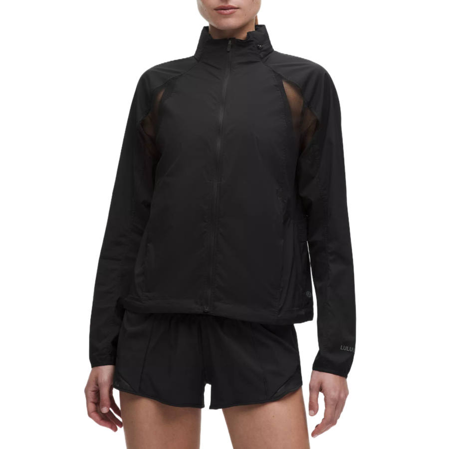Lululemon Running Jackets Women's Stand Collar Moderate Straight Fit