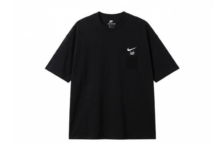 Nike Nike Sportswear T Shirts Men's Black Crew Neck Moderate
