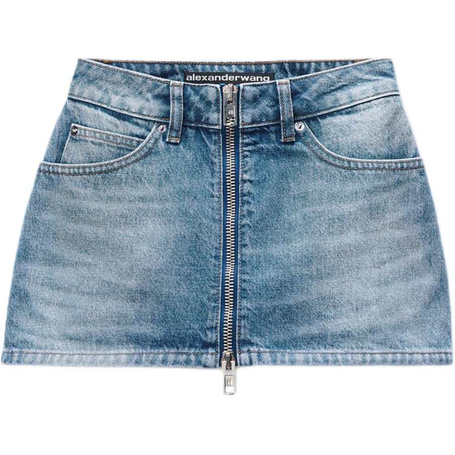 Alexander Wang SS26 Denim Short Skirts Women's