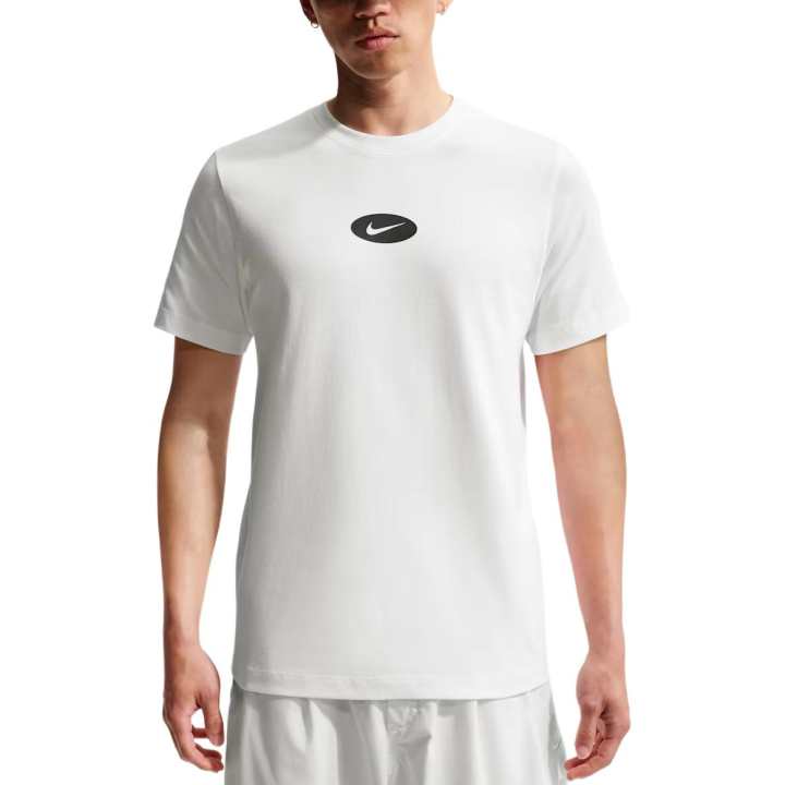 Nike Nike Sportswear T Shirts Men's White Crew Neck Moderate