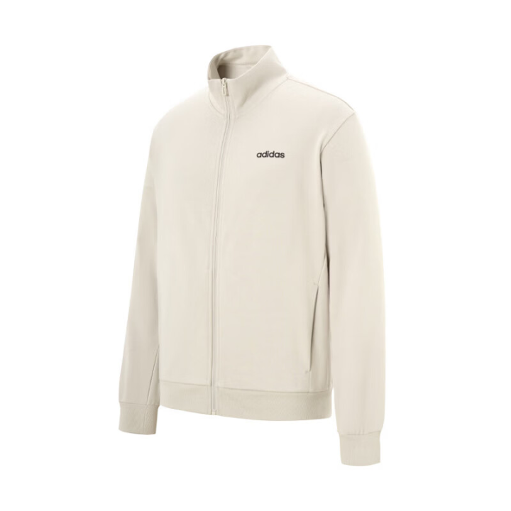 Adidas Adidas Jackets Men's Ecru Stand Collar Moderate