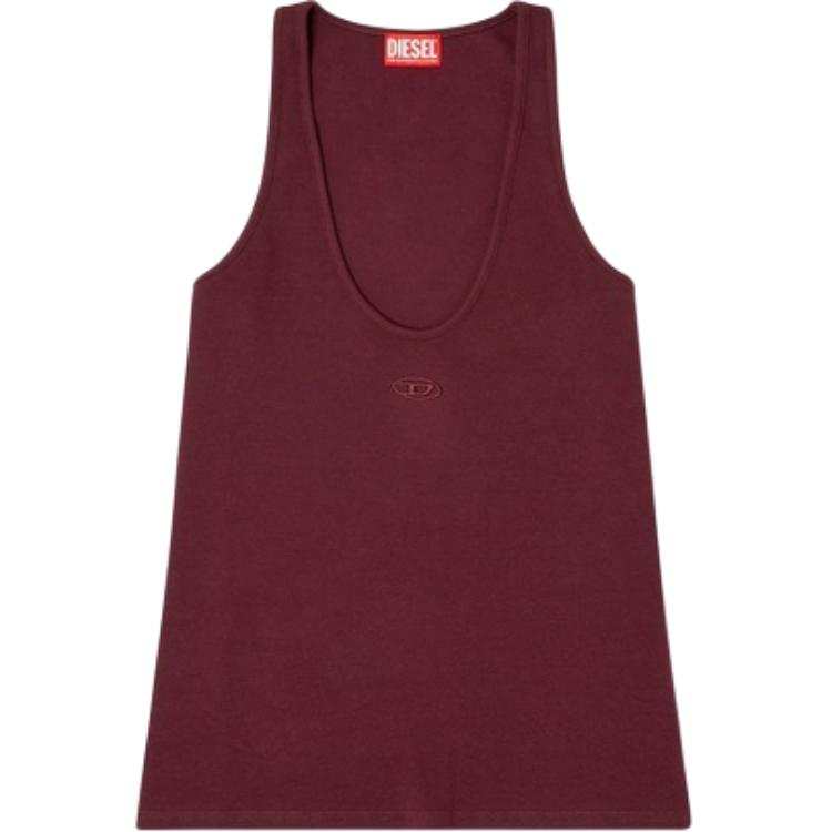 DIESEL Tank Tops Women's Burgundy Other