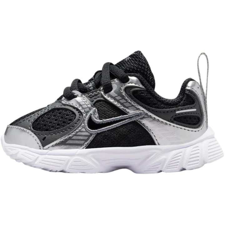 Nike Nike V5 RNR Synthetic Leather Breathable Low top Toddler Shoes Black Gray Infant And Toddler