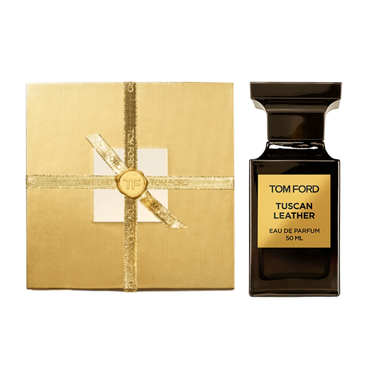 TOM FORD Luxurious Furs Perfume Gift Box Set, Tuscany Leather Scent Family Eau De Parfum EDP Raspberry Olibanum 50ml