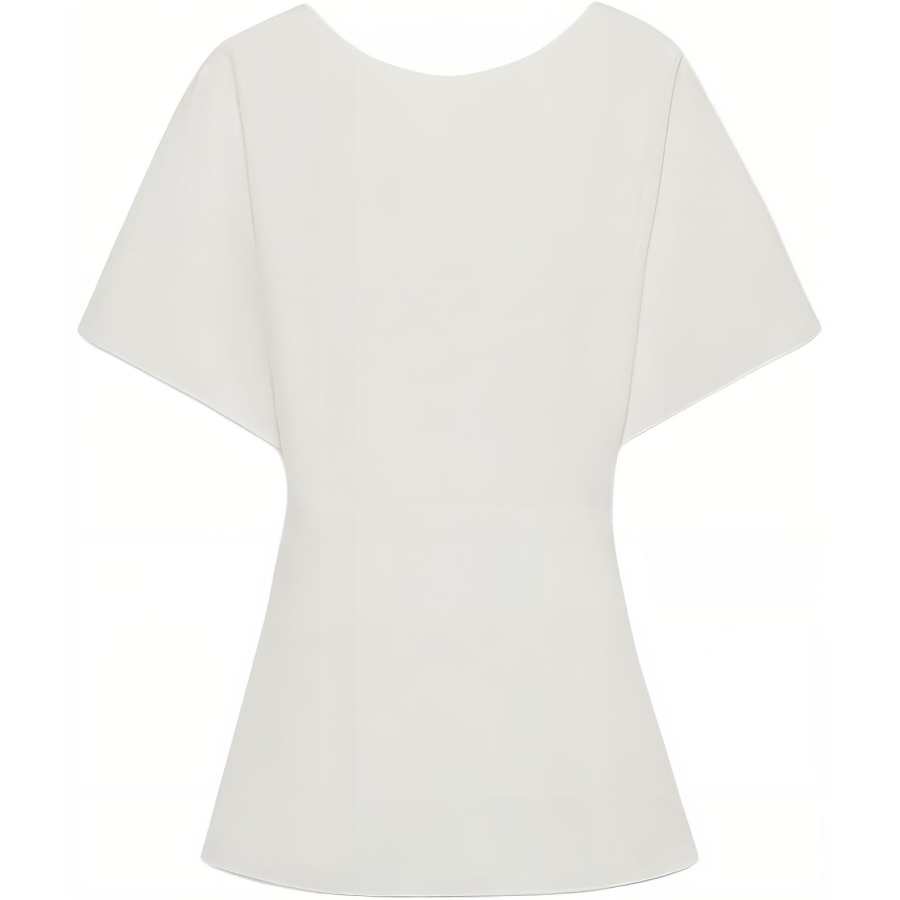 ZARA ZW T Shirts Women's Frosted White Crew Neck