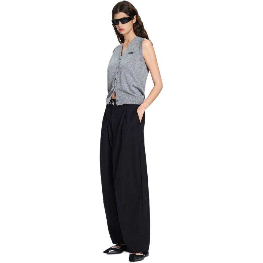 PINKO Casual Pants Women's Blue Moderate Straight Fit Pants