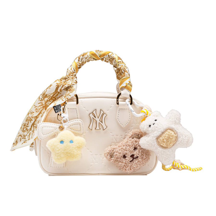 MLB MLB Artificial Leather Crossbody Handbag Regular Women's White