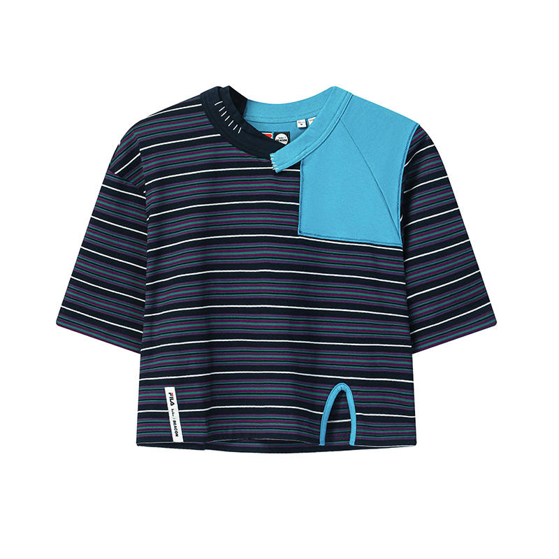 FILA x Kolor/ BEACON T Shirt Women's Serene Void Blue