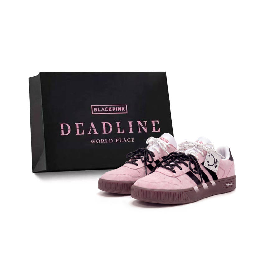 Adidas Adidas D PAD Slip Resistant Cushioning Abrasion Resistant Low top Skateboard Shoes Unisex Pink