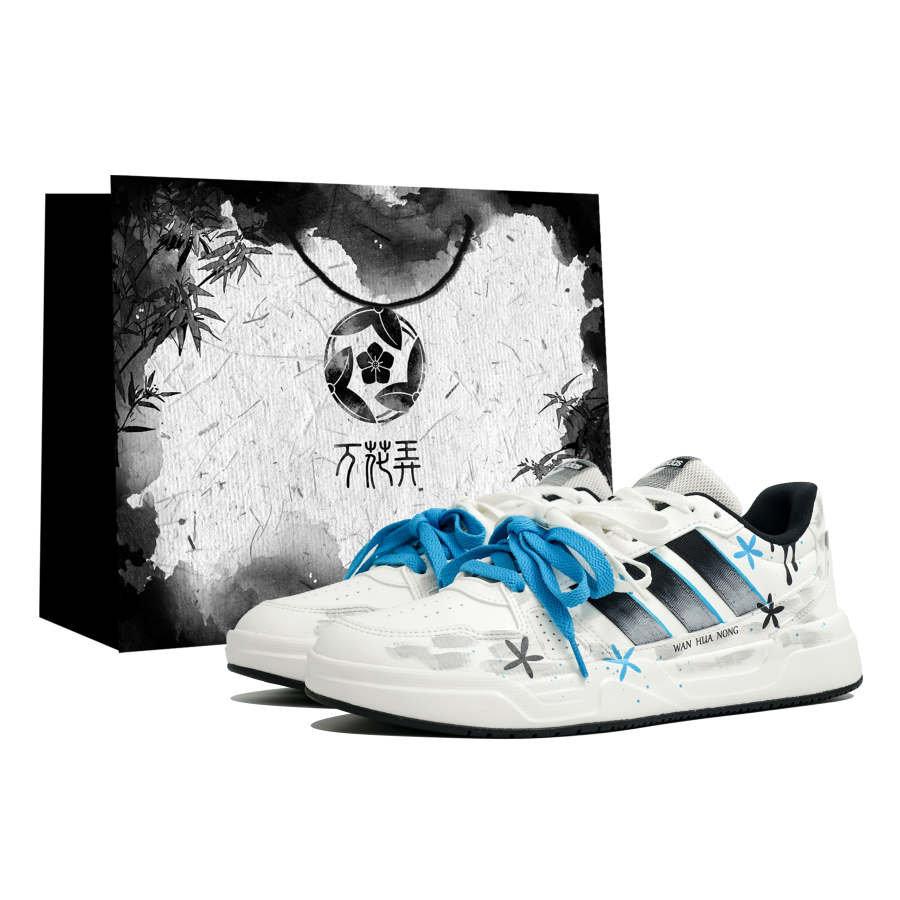 Adidas Adidas LITE BALLER Abrasion Resistant Low top Skateboard Shoes Unisex White