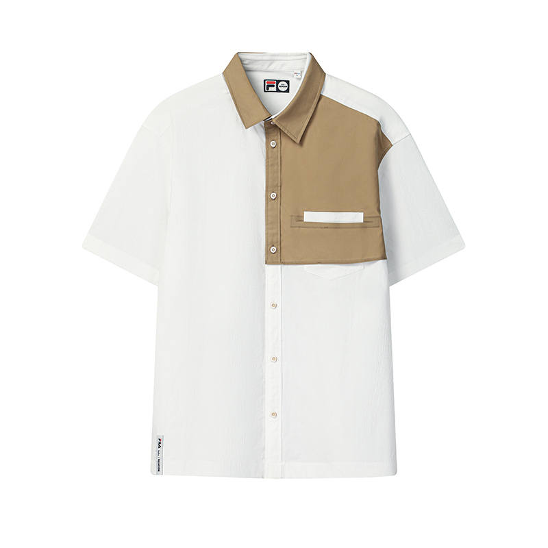 FILA x Kolor/ BEACON Shirt Men's Obsidian White