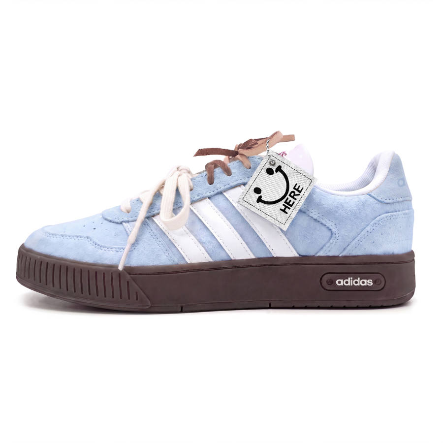 Adidas Adidas D PAD Slip Resistant Cushioning Abrasion Resistant Low top Skateboard Shoes Unisex Blue