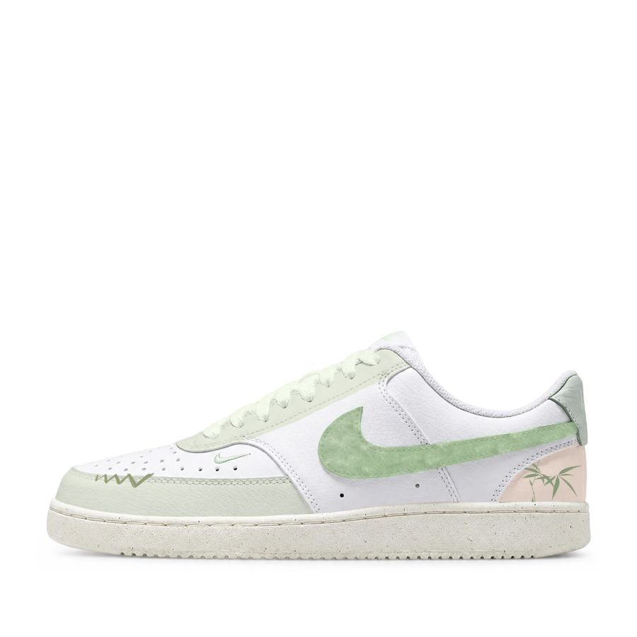 Nike Nike Court Vision Low Cyan Bamboo Grace, Couple's Slip Resistant Abrasion Resistant Low top Skateboard Shoes Women's