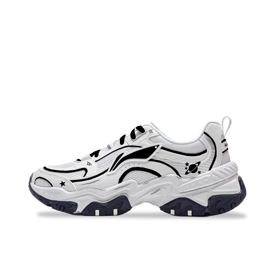 Li-Ning Li Ning Brown Sugar Cushioning Height Increasing Rebound Low top Casual Shoes Men's White