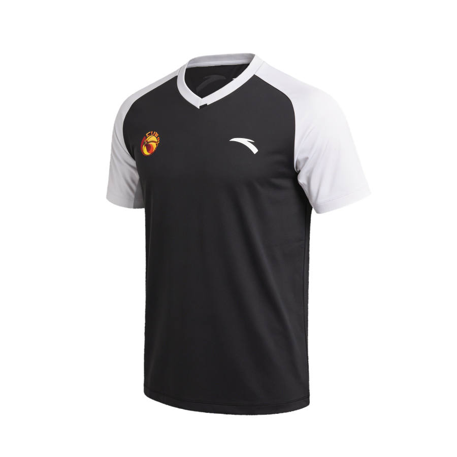 ANTA T Shirts Unisex Black Crew Neck Moderate