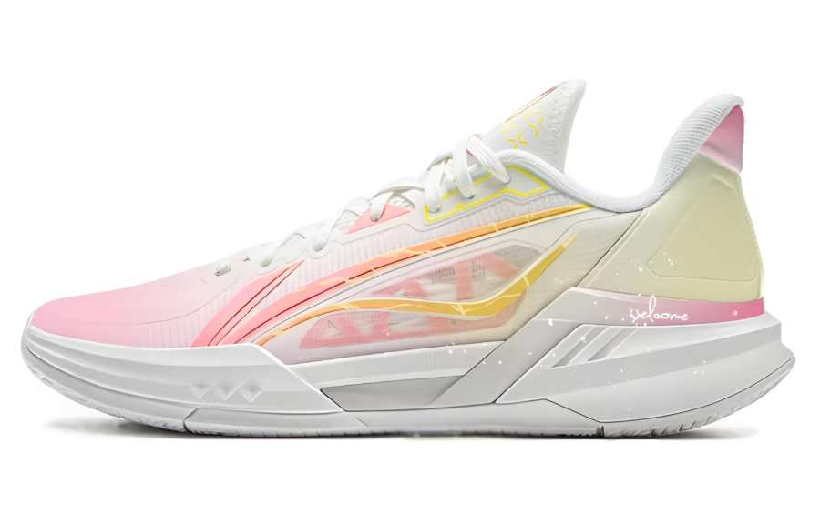 Li-Ning Li Ning Light Speed 3 Cushioning Breathable Lightweight Low top Basketball Shoes Men's