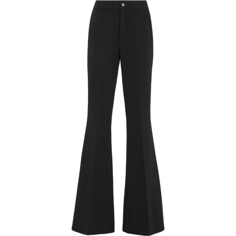 PHILIPP PLEIN Casual Pants Women's Black Moderate Flared Pants