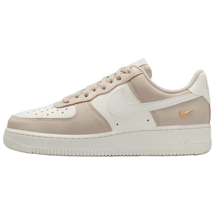 Nike Nike Air Force 1 Breathable Low top Skateboard Shoes Women's Ecru