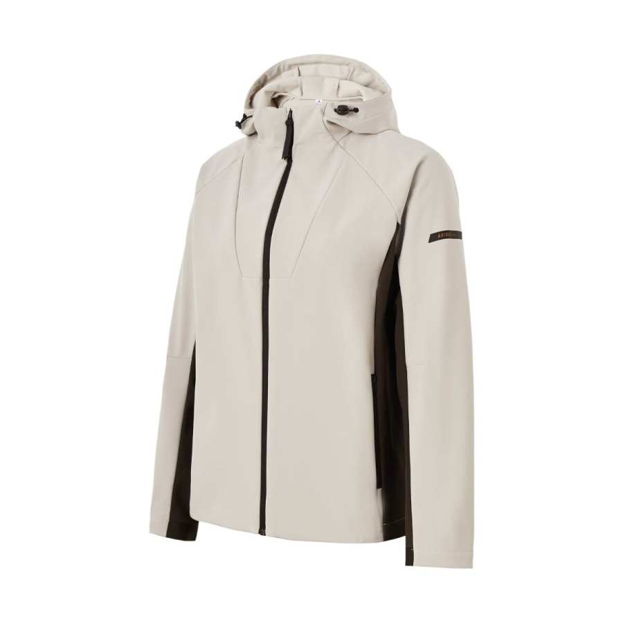 Adidas Adidas Jackets Women's Ecru Hooded Non Detachable Thickened Other