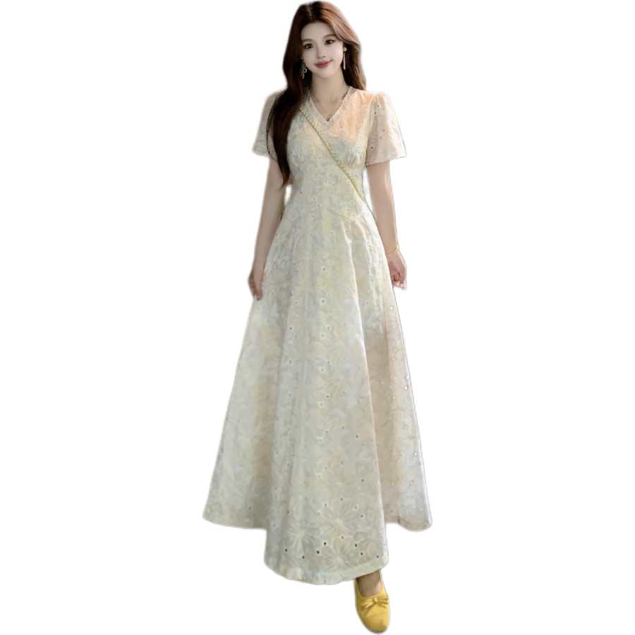 VENICEW Short Sleeved Dress Women's