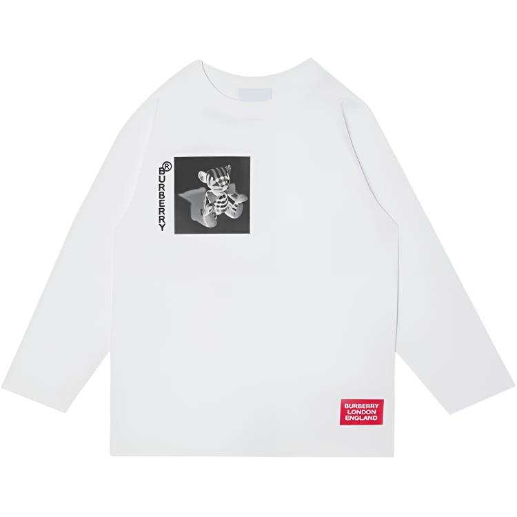 Burberry Kids T Shirts Crew Neck Moderate