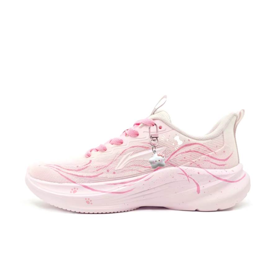 Li-Ning Li Ning Light Breeze Running Shoes Unisex Low Top White Pink