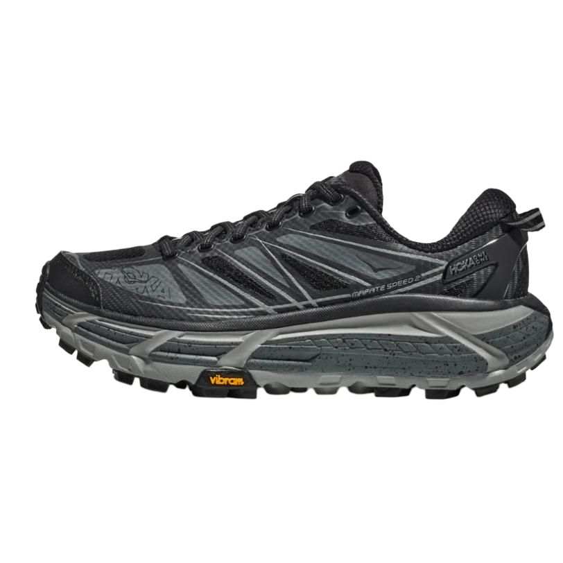 HOKA ONE ONE Mafate Speed 2 Breathable Low top Full Length CMEVA Foam Casual Trail Running City Commuting Running Shoes