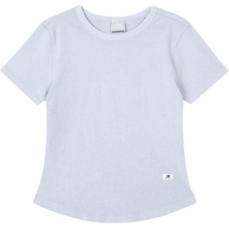 New Balance New Balance T Shirts Women's Dyed Blue Crew Neck