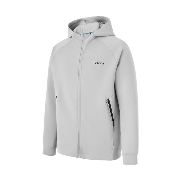 Adidas Adidas Sweatshirts Men's Gray Hooded Non Detachable Moderate