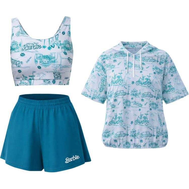 Barbie Two Piece Swimsuit Women's