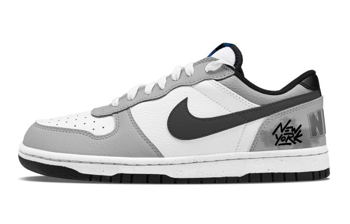 Nike Nike Big New York Dior Gray Low top Skateboard Shoes Men's Gray