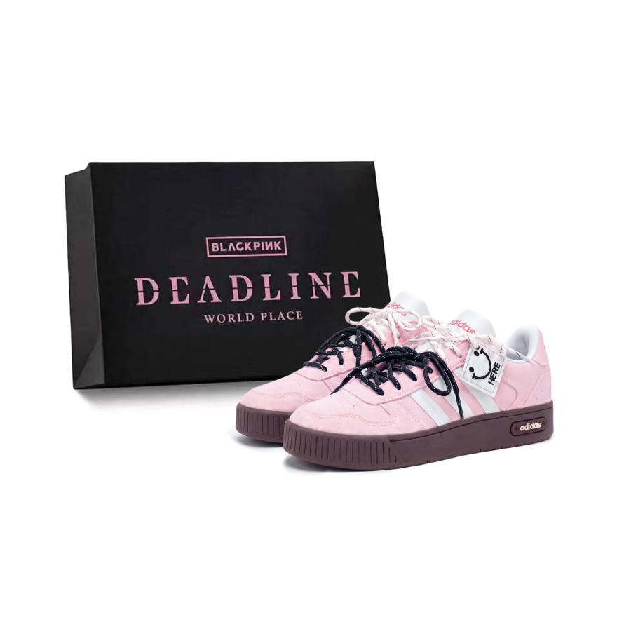 Adidas Adidas D PAD Slip Resistant Cushioning Abrasion Resistant Low top Skateboard Shoes Unisex Pink