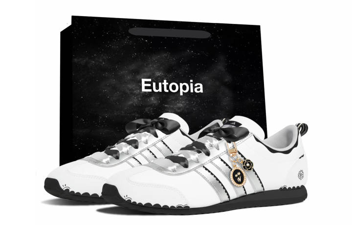 Adidas Adidas VS JOG 2.0 Camellia Datura Lightweight Breathable Low top German Army Trainers Unisex Silver White