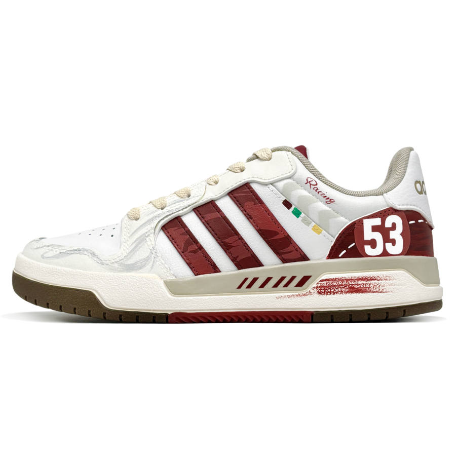 Adidas Adidas ENTRAP Fiery 53 Grade 1 Culture V Low top Skateboard Shoes Unisex Red White