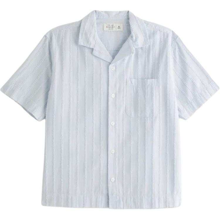 Abercrombie&Fitch Shirts Men's Blue Thin