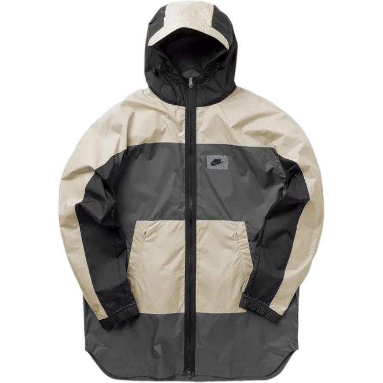 Nike Nike Jackets Men's Iron Gray Hooded Non Detachable Moderate Straight Fit